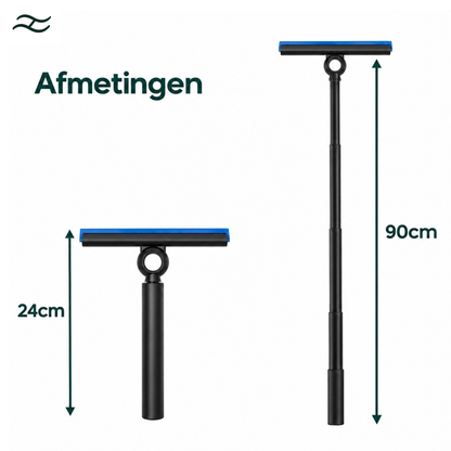 98 cm raamwisser met zwenkkop – douche- en glasreiniger