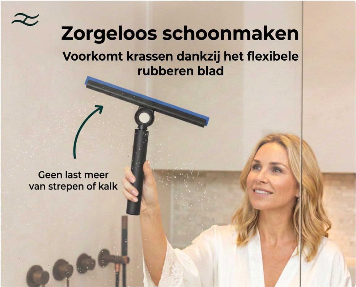 98 cm raamwisser met zwenkkop – douche- en glasreiniger